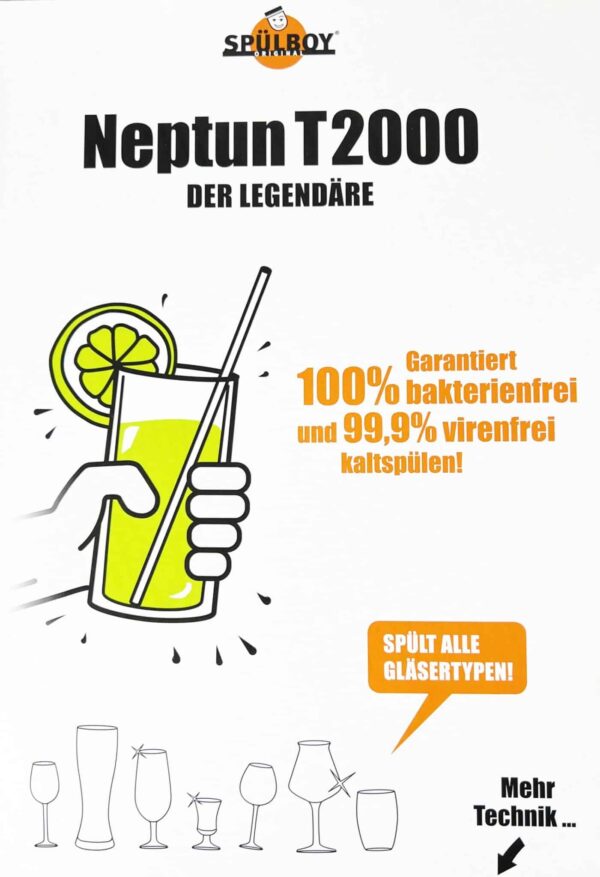 Spülboy Teleskope-Gläserspüler Druckspülgerät Gläserspülgerät Topf Ø 18cm NEU – Bild 5
