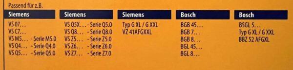 16x Swirl Staubsaugerbeutel S73 Siemens Bosch + 4 Abluftfilter NEU – Bild 3