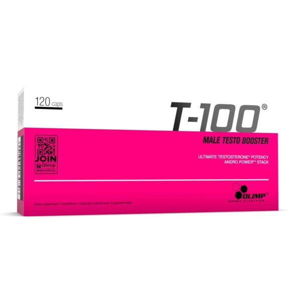 120x Olimp T-100 Testo-Booster Kapseln Ashwagandha D-Asparsäure Tribulus Maca