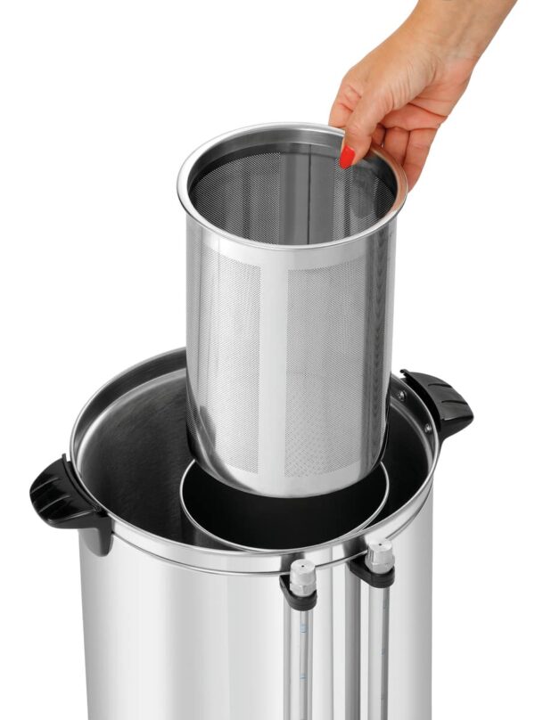 Bartscher Tee und Heiss-Wasser-Spender 15 Liter Silber NEU – Bild 6