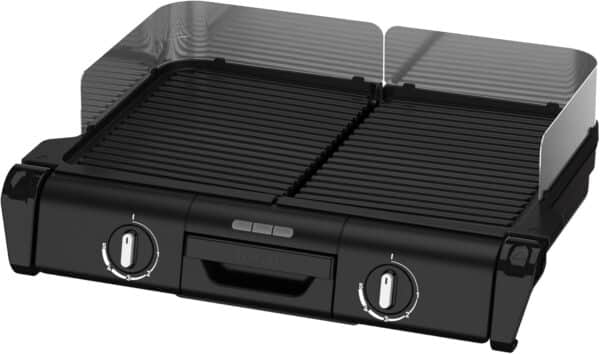 Tefal Elektro-Grill BBQ-Grill Tischgrill  2x Grillplatten 2400 W Schwarz NEU