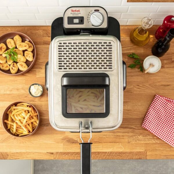Tefal Edelstahl Fritteuse Kaltzone Oleoclean 3,5 Liter 230V 2300W NEU