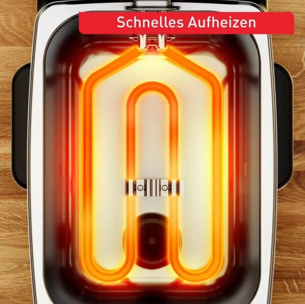 Tefal Edelstahl Fritteuse Kaltzone Oleoclean 3,5 Liter 230V 2300W NEU – Bild 5