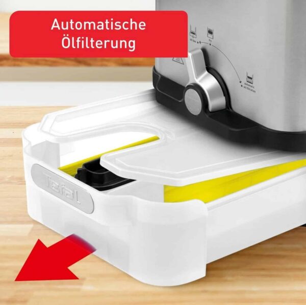 Tefal Edelstahl Fritteuse Kaltzone Oleoclean 3,5 Liter 230V 2300W NEU – Bild 6