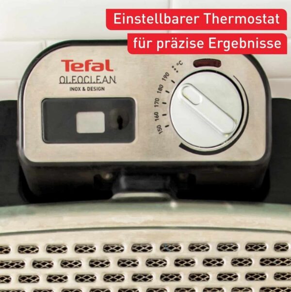 Tefal Edelstahl Fritteuse Kaltzone Oleoclean 3,5 Liter 230V 2300W NEU – Bild 7