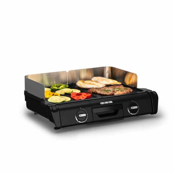 Tefal Elektro-Grill BBQ-Grill Tischgrill 2x Grillplatten 2400 W Schwarz NEU – Bild 2
