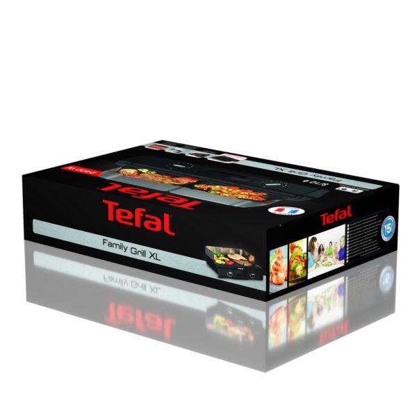 Tefal Elektro-Grill BBQ-Grill Tischgrill 2x Grillplatten 2400 W Schwarz NEU – Bild 9