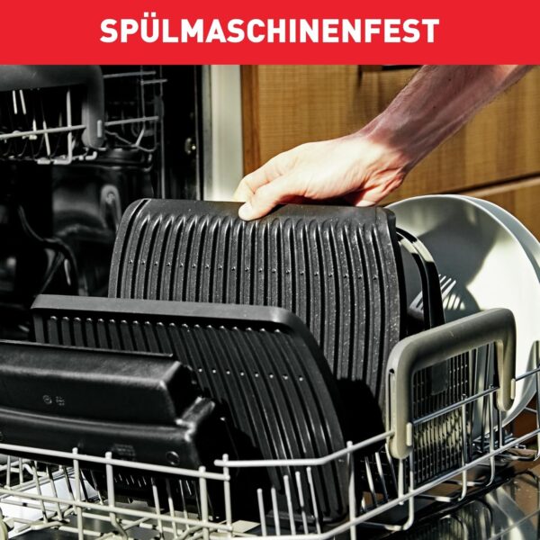 Tefal Kontaktgrill Elektrogrill Tischgrill OptiGrill 6 Programme Schwarz NEU – Bild 4
