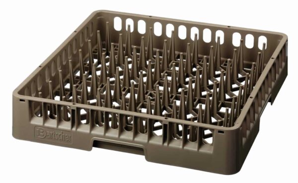 Bartscher Tellerkorb Tablettkorb für Spülmaschine 500 x 500 x 100 mm Braun – Bild 4