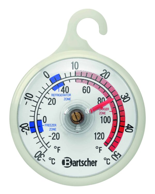Bartscher Thermometer für Kühlschrank Gefrierschrank A500 Weiss NEU – Bild 3