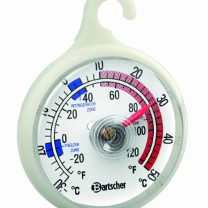 Bartscher Thermometer für Kühlschrank Gefrierschrank A500 Weiss NEU