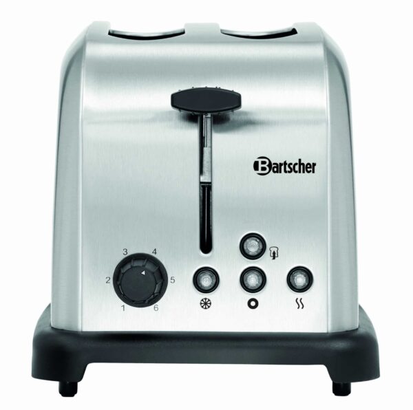 Bartscher Toaster 2 Schlitz aus Edelstahl Silber NEU – Bild 5