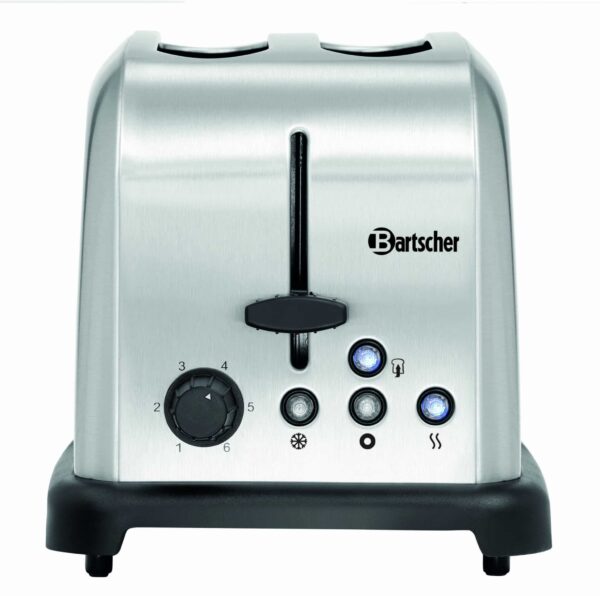 Bartscher Toaster 2 Schlitz aus Edelstahl Silber NEU – Bild 6