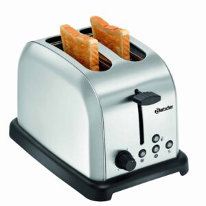 Bartscher Toaster 2 Schlitz aus Edelstahl Silber NEU