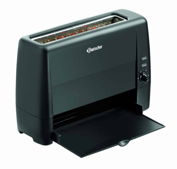 Bartscher Sandwich-Toaster Langschliz-Toaster XL Schwarz NEU – Bild 3