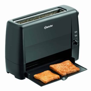 Bartscher Sandwich-Toaster Langschliz-Toaster XL Schwarz NEU