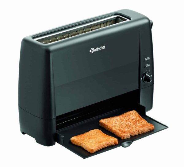 Bartscher Sandwich-Toaster Langschliz-Toaster XL Schwarz NEU