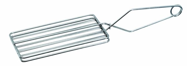 Bartscher Toast-Zange Baguette-Zange Brötchen-Zange aus Edelstahl Silber NEU