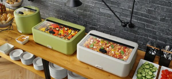 Hendi Chafing-Dish UNIQ Speisewärmer 1/1 GN Container Schwarz NEU – Bild 11