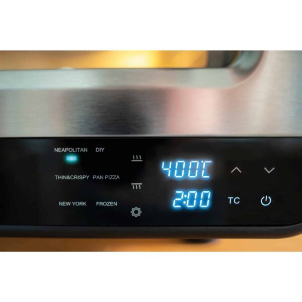 Unold Pizzaofen Luigi aus Edelstahl für Pizza bis Ø 30cm 400°C 230V NEU – Bild 4