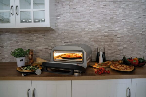 Unold Pizzaofen Luigi aus Edelstahl für Pizza bis Ø 30cm 400°C 230V NEU – Bild 8
