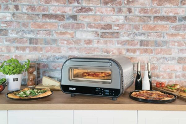 Unold Pizzaofen Luigi aus Edelstahl für Pizza bis Ø 30cm 400°C 230V NEU – Bild 6
