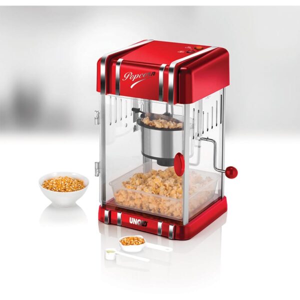 Unold Popcorn-Maschine Popcorn-Maker Cinema Retro-Design Rot NEU – Bild 5