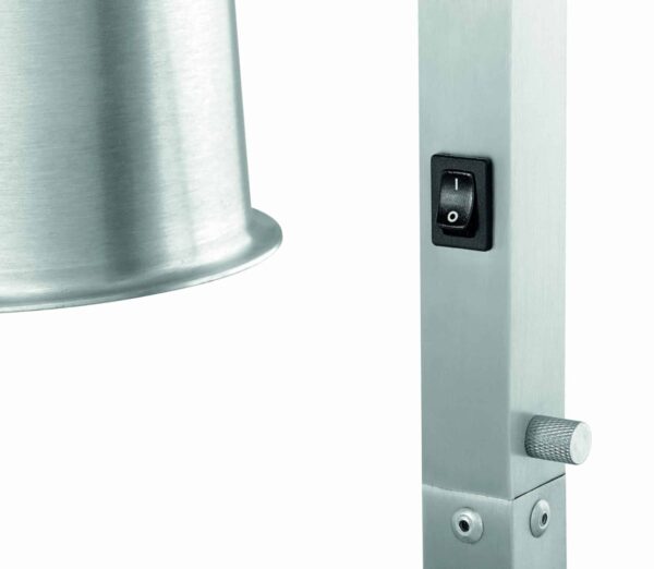 Bartscher Infrarotlampe Wärmebrücke Wärmelampe für 2/1 GN inkl. E27 Birne-n – Bild 4