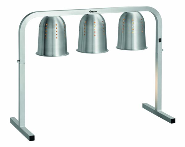 Bartscher Infrarotlampe Wärmebrücke Wärmelampe für 2/1 GN inkl. E27 Birne-n – Bild 5