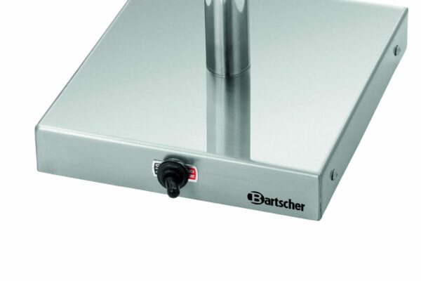 Bartscher Wärmelampe Wärmebrücke Silber mit E27 Philips Birne IR250 NEU – Bild 5