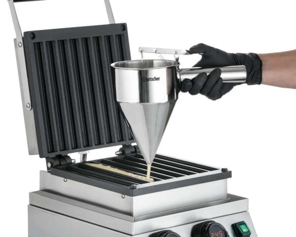 Bartscher Churros Waffeleisen Digital für 8 Churros-Waffeln 300°C 230V NEU – Bild 3