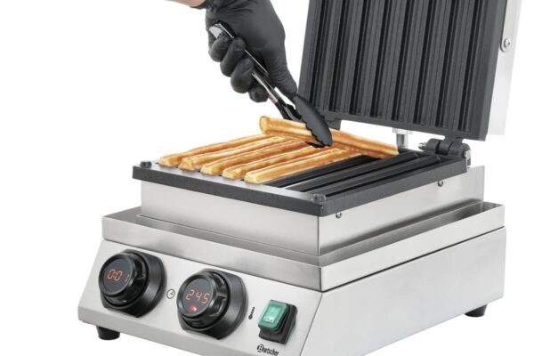Bartscher Churros Waffeleisen Digital für 8 Churros-Waffeln 300°C 230V NEU – Bild 4