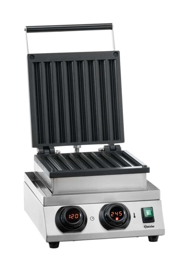 Bartscher Churros Waffeleisen Digital für 8 Churros-Waffeln 300°C 230V NEU – Bild 6