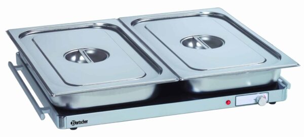 Bartscher Warmhalteplatte Speisewärmer 2/1 GN-Behälter NEU – Bild 3