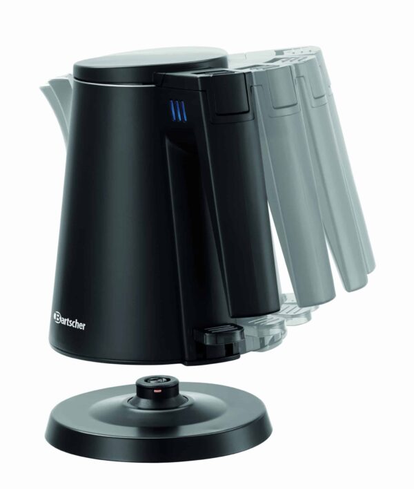 Bartscher Wasserkocher aus Edelstahl 600ml 800W Schwarz-Matt NEU – Bild 7