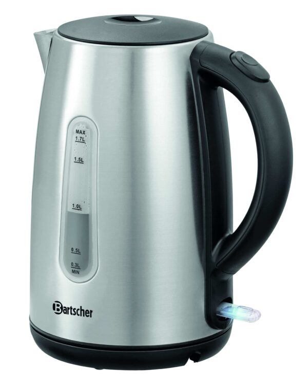 Bartscher Wasserkocher Edelstahl 1,7 Liter 2200W Silber NEU – Bild 3