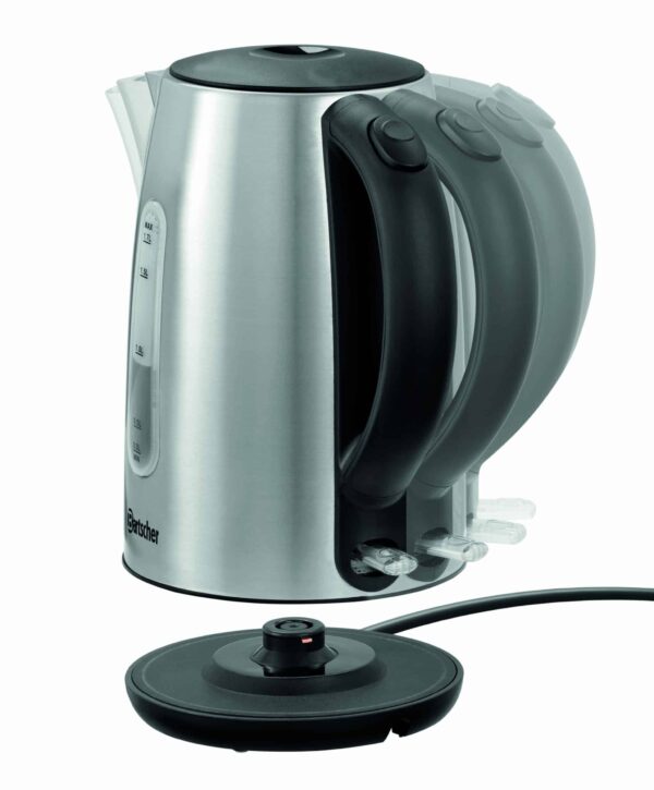 Bartscher Wasserkocher Edelstahl 1,7 Liter 2200W Silber NEU – Bild 4