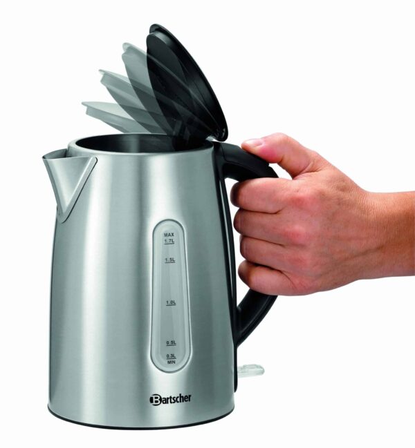Bartscher Wasserkocher Edelstahl 1,7 Liter 2200W Silber NEU – Bild 6