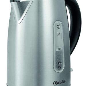 Bartscher Wasserkocher Edelstahl 1,7 Liter 2200W Silber NEU