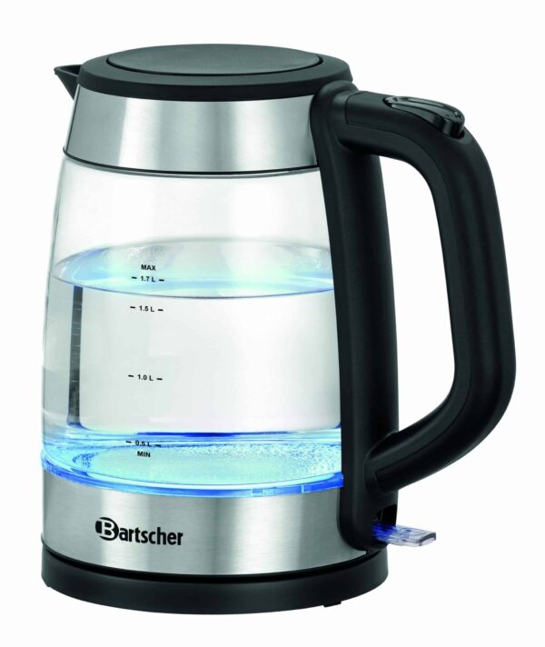 Bartscher Wasserkocher Edelstahl 1,7 Liter 2200W LED Beleuchtung NEU – Bild 3