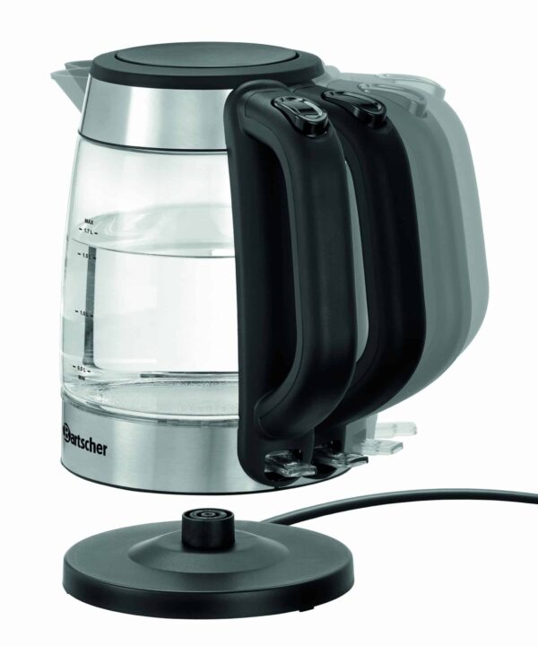 Bartscher Wasserkocher Edelstahl 1,7 Liter 2200W LED Beleuchtung NEU – Bild 4