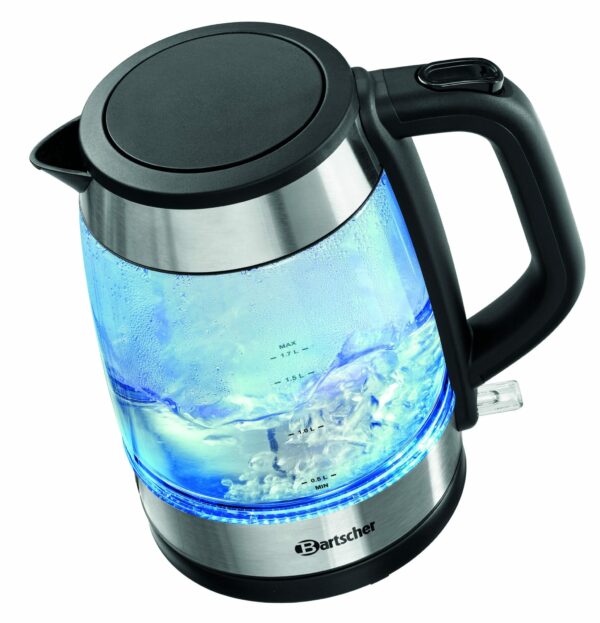 Bartscher Wasserkocher Edelstahl 1,7 Liter 2200W LED Beleuchtung NEU – Bild 5