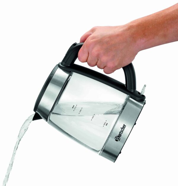 Bartscher Wasserkocher Edelstahl 1,7 Liter 2200W LED Beleuchtung NEU – Bild 6