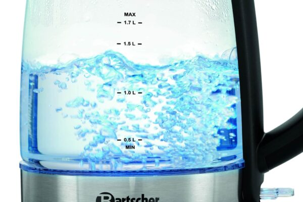Bartscher Wasserkocher Edelstahl 1,7 Liter 2200W LED Beleuchtung NEU – Bild 7