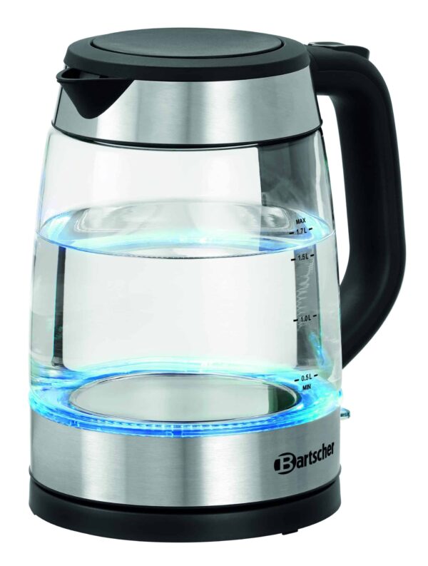 Bartscher Wasserkocher Edelstahl 1,7 Liter 2200W LED Beleuchtung NEU