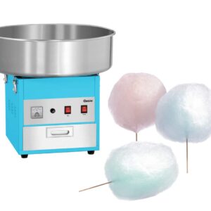 Bartscher Zuckerwattemaschine aus Edelstahl Lackert Blau NEU