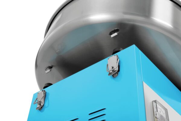 Bartscher Zuckerwattemaschine aus Edelstahl Lackert Blau NEU – Bild 7