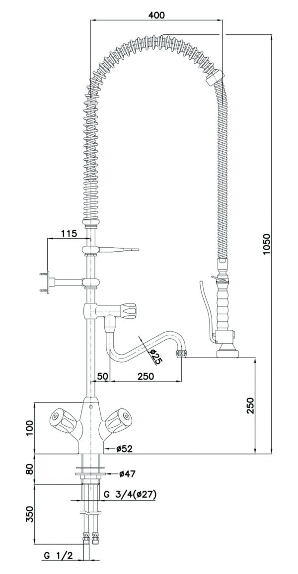 Bartscher Zweigriffmischer 26L-1801B – Bild 6