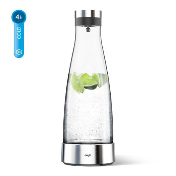 EMSA Kühl-Karaffe Isolierkanne Kühl-Kanne Glas-Karaffe 1 L FLOW Bottle NEU