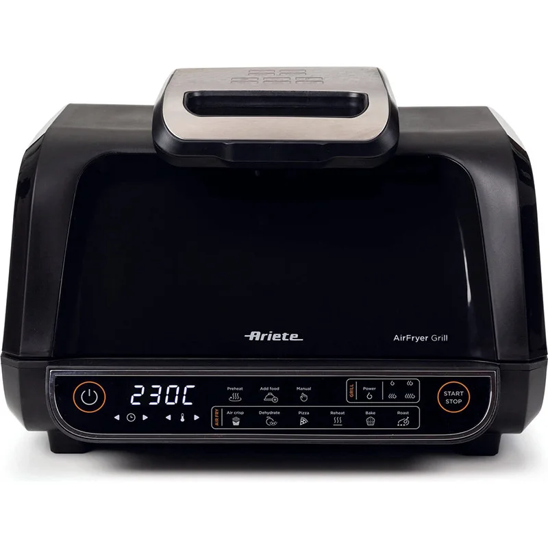 Ariete Air Fryer Heißluftfritteuse Grill 4635 8 Liter 8 Programme Schwarz NEU – Bild 2